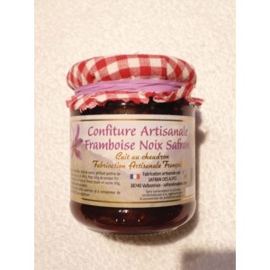 Confiture framboise noix safran 250gr