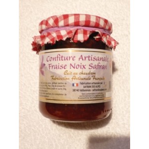 Confiture de fraise noix safran 250gr