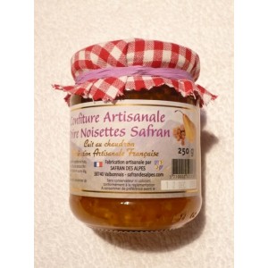 Confiture poire noisette safran 250 gr