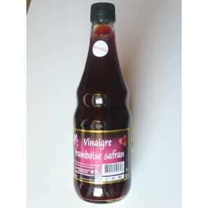 Vinaigre de vin framboise safran